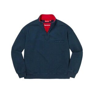 Supreme Washed Half Zip Pullover